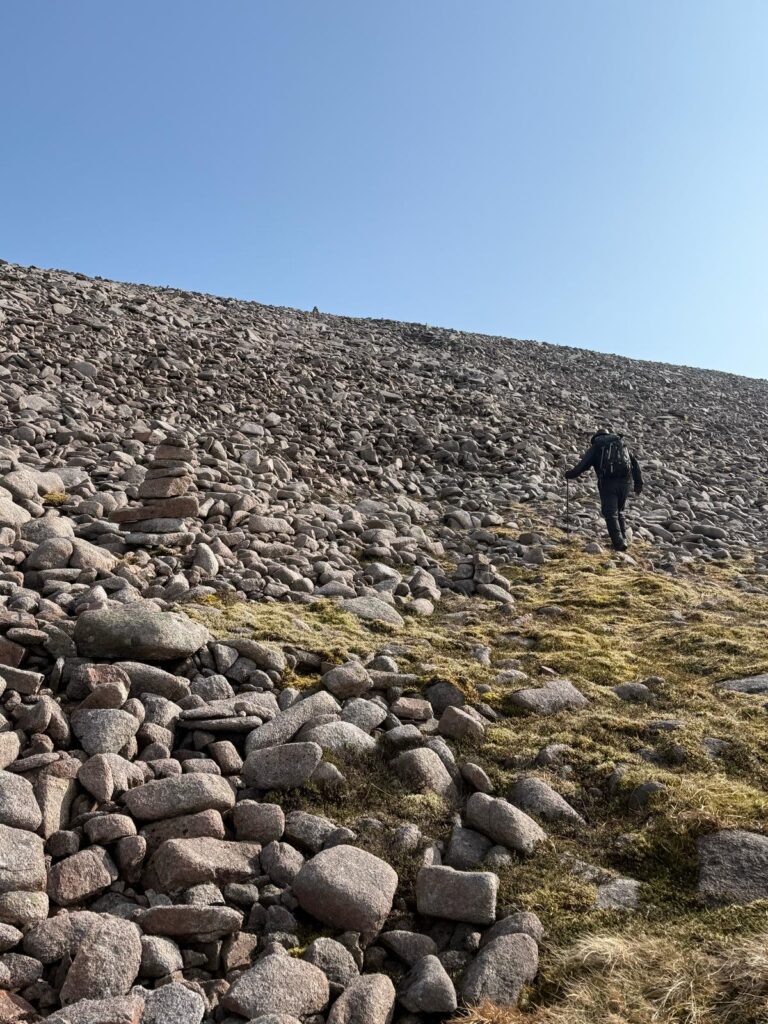 Beinn Bhrotain boulder field