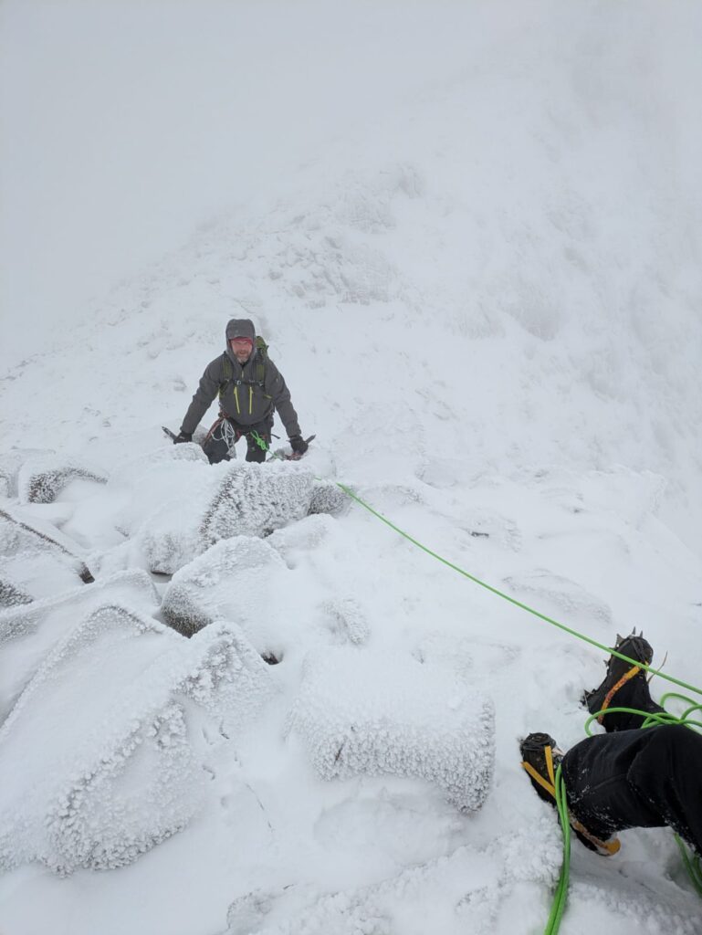 Rich on Fiaciall Ridge